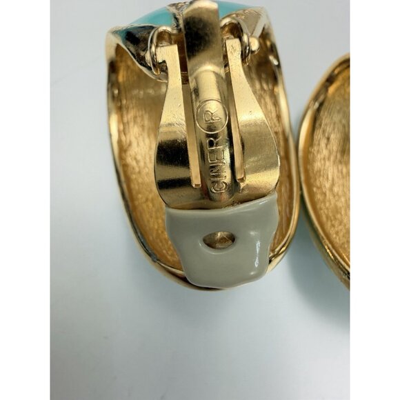 Ciner Luxury Feline Head Turquoise Beaded Necklace Earrings Set Vtg Stunning - Picture 14 of 16